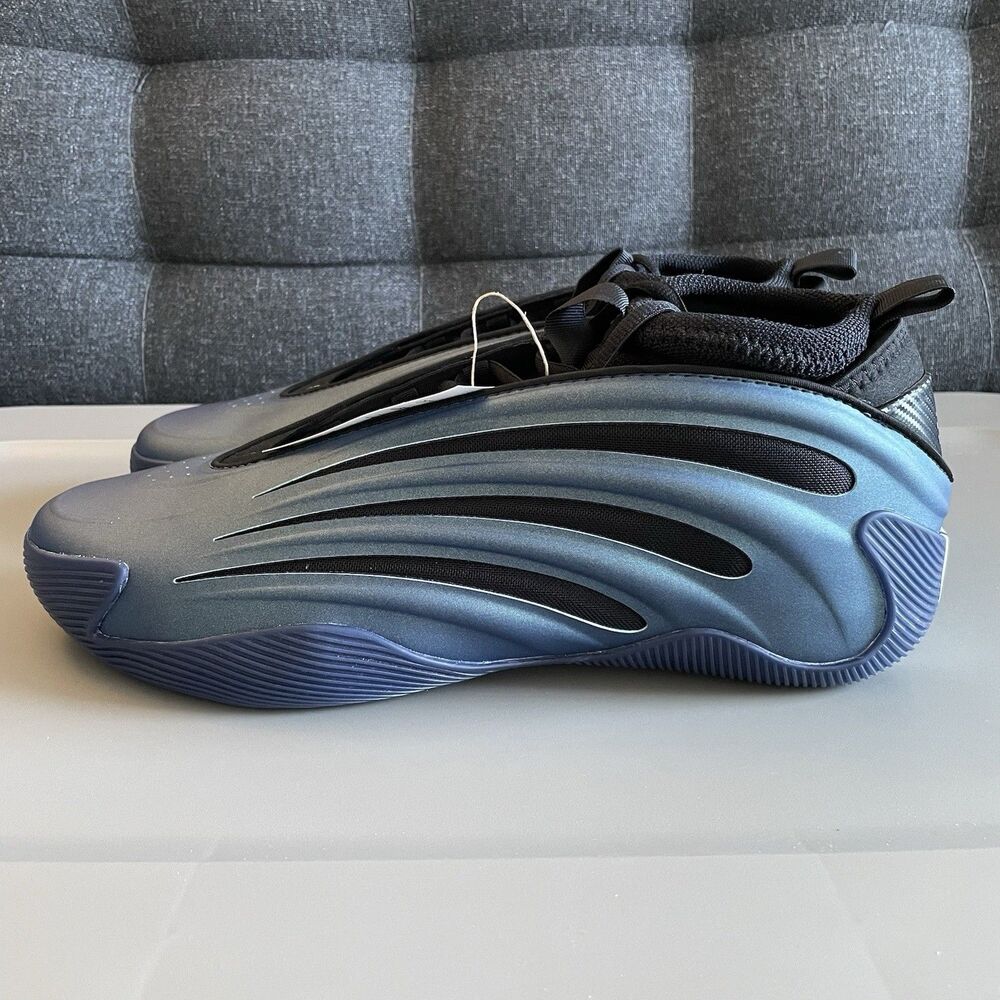 adidas Harden Volume 9 Blue Black Basketball Shoes IH7100 Men's Size 14
